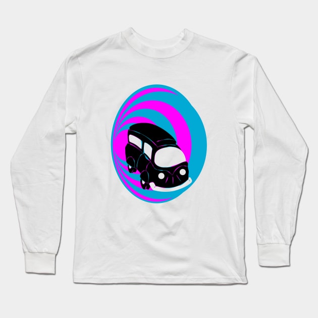 Time Machine Van Long Sleeve T-Shirt by mailboxdisco